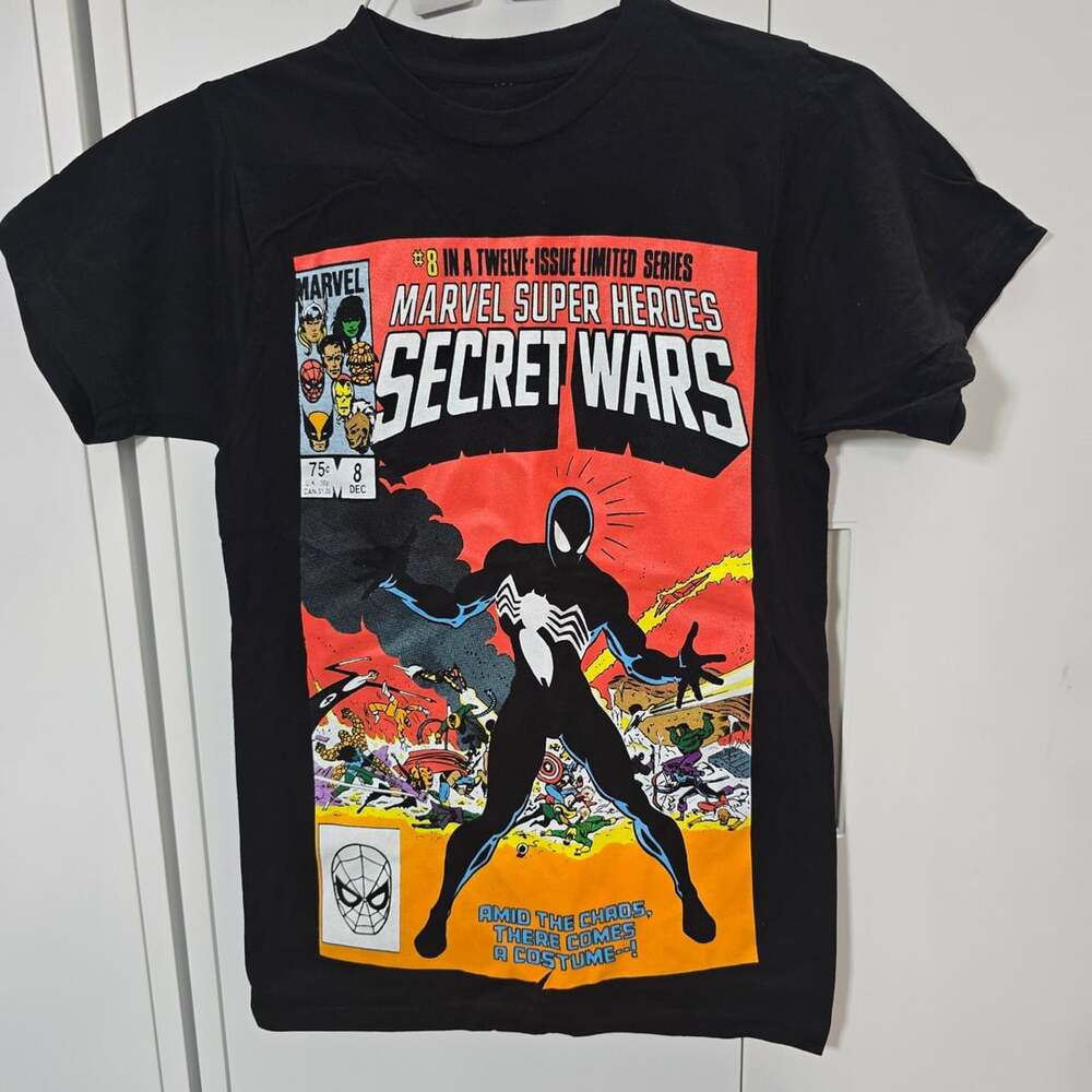 Marvel Secret Wars Spider-Man Black Suit T-Shirt